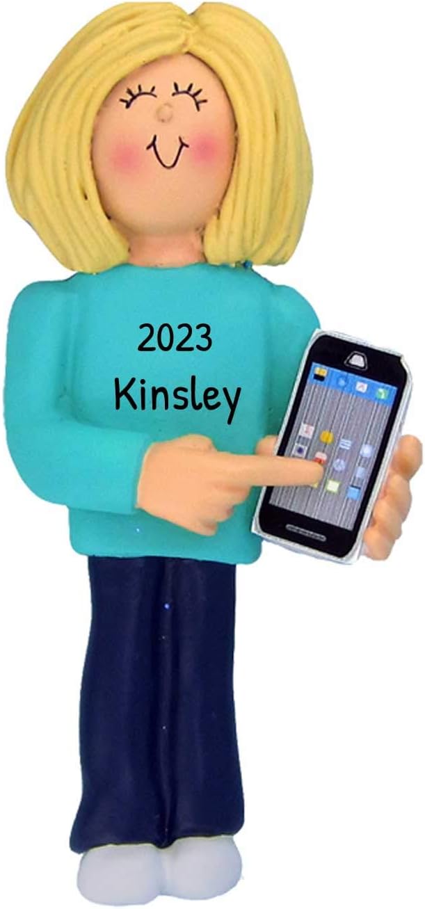 Personalized Smartphone Ornament 2024 with Name