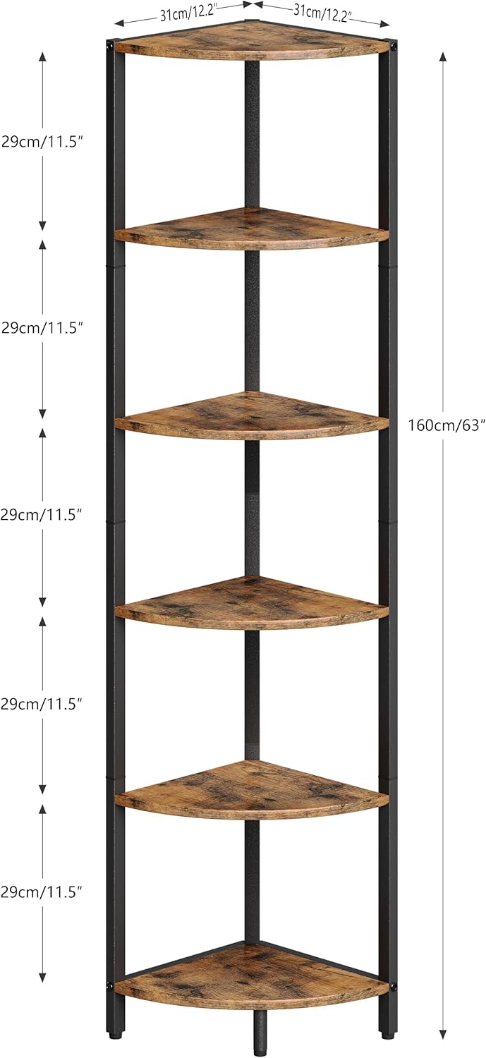 IRCPEN 6 Tier Corner Shelf Storage Organizer
