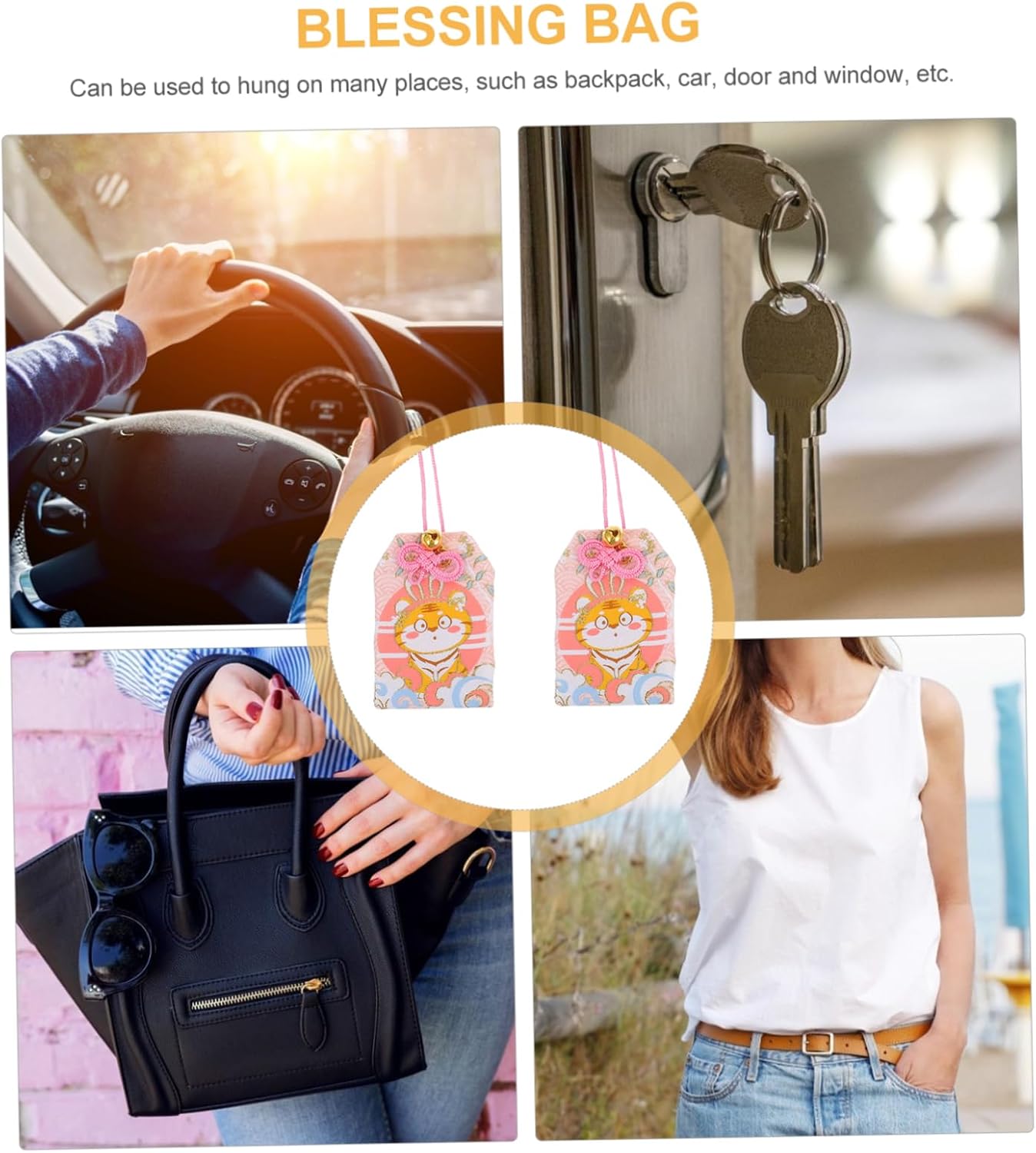 Lucky Blessing Bag for Home and Car Decor