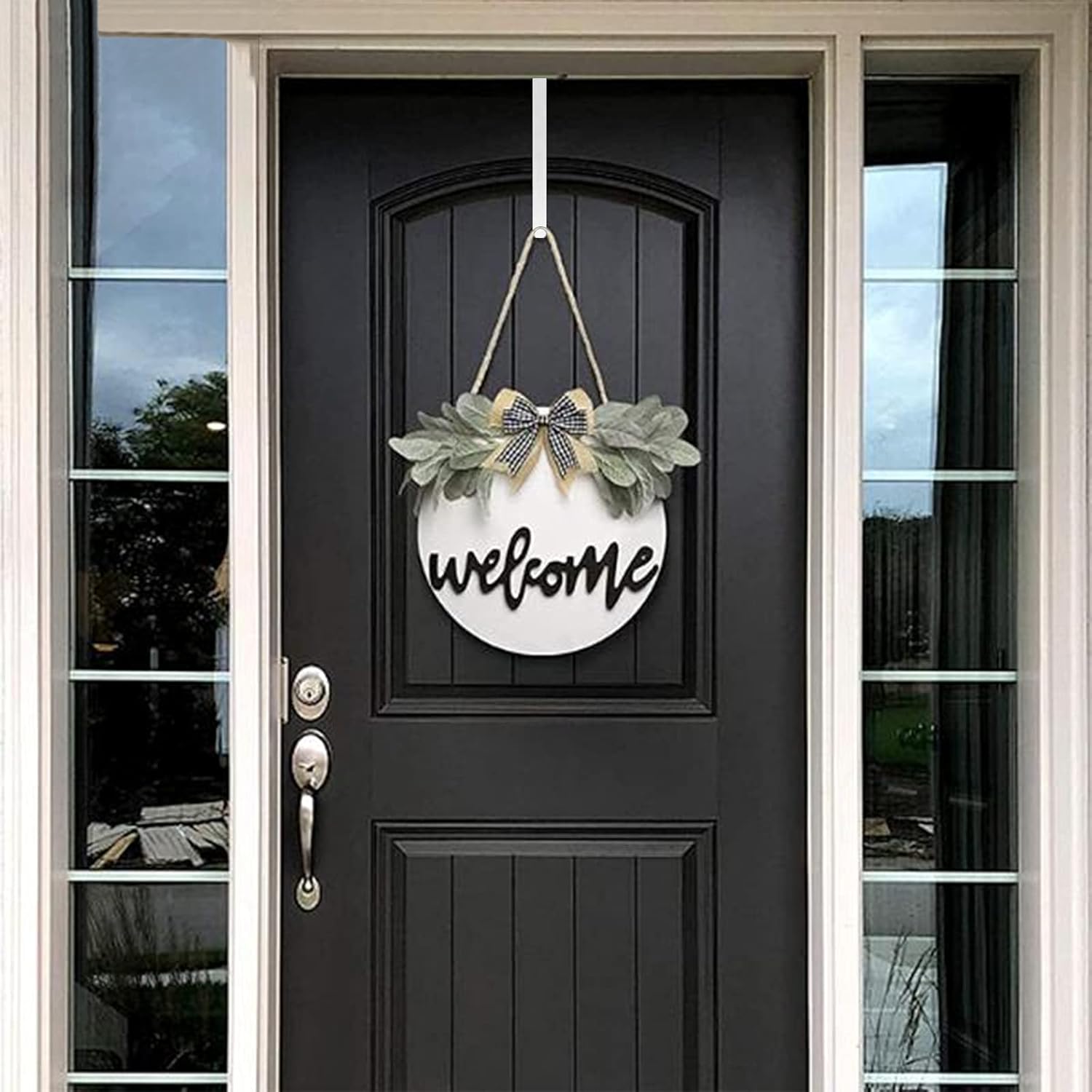 INCREWAY Double-Sided Wreath Hanger Over Door