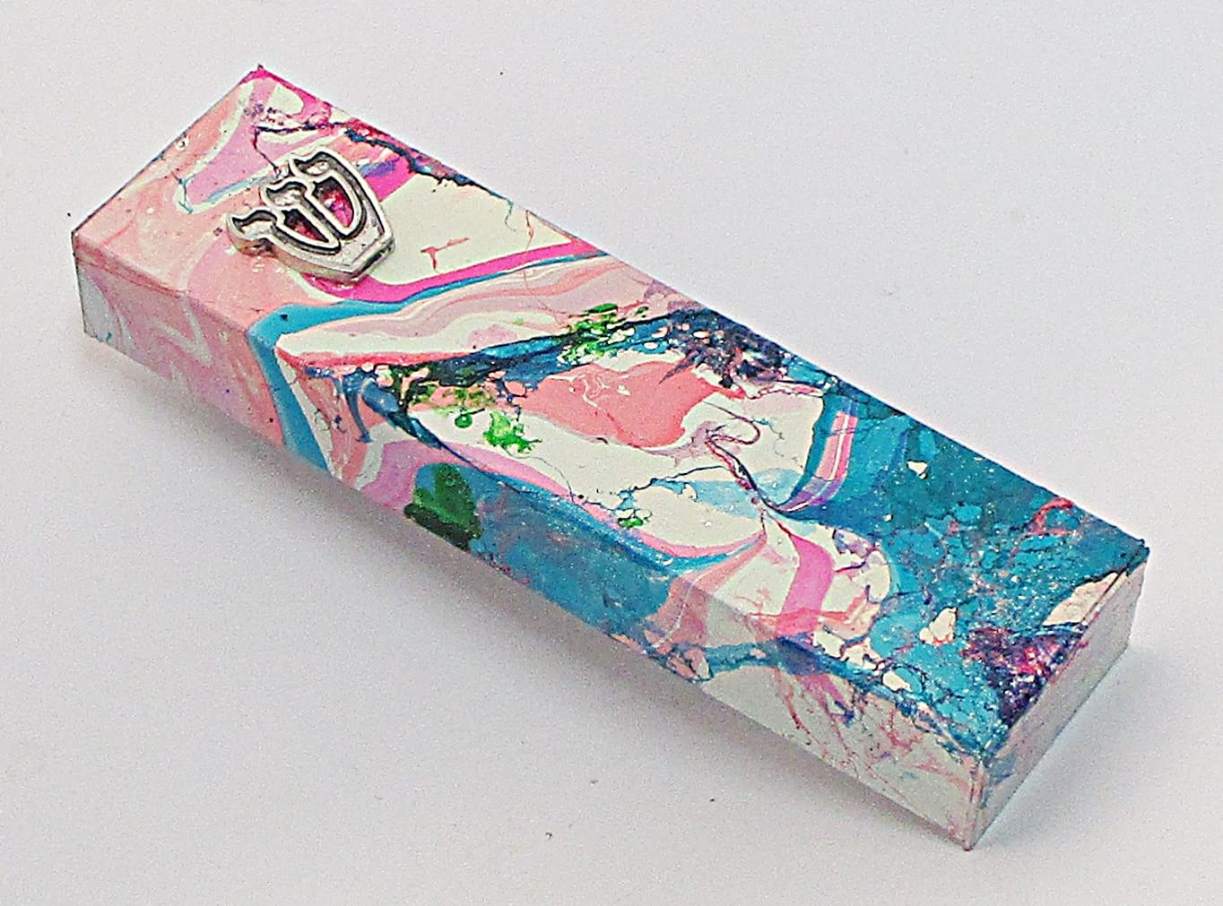 Marbled Mezuzah Case A187 1