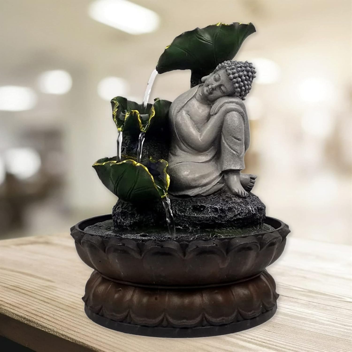 Mini Waterfall Fountain for Desk and Home Decor