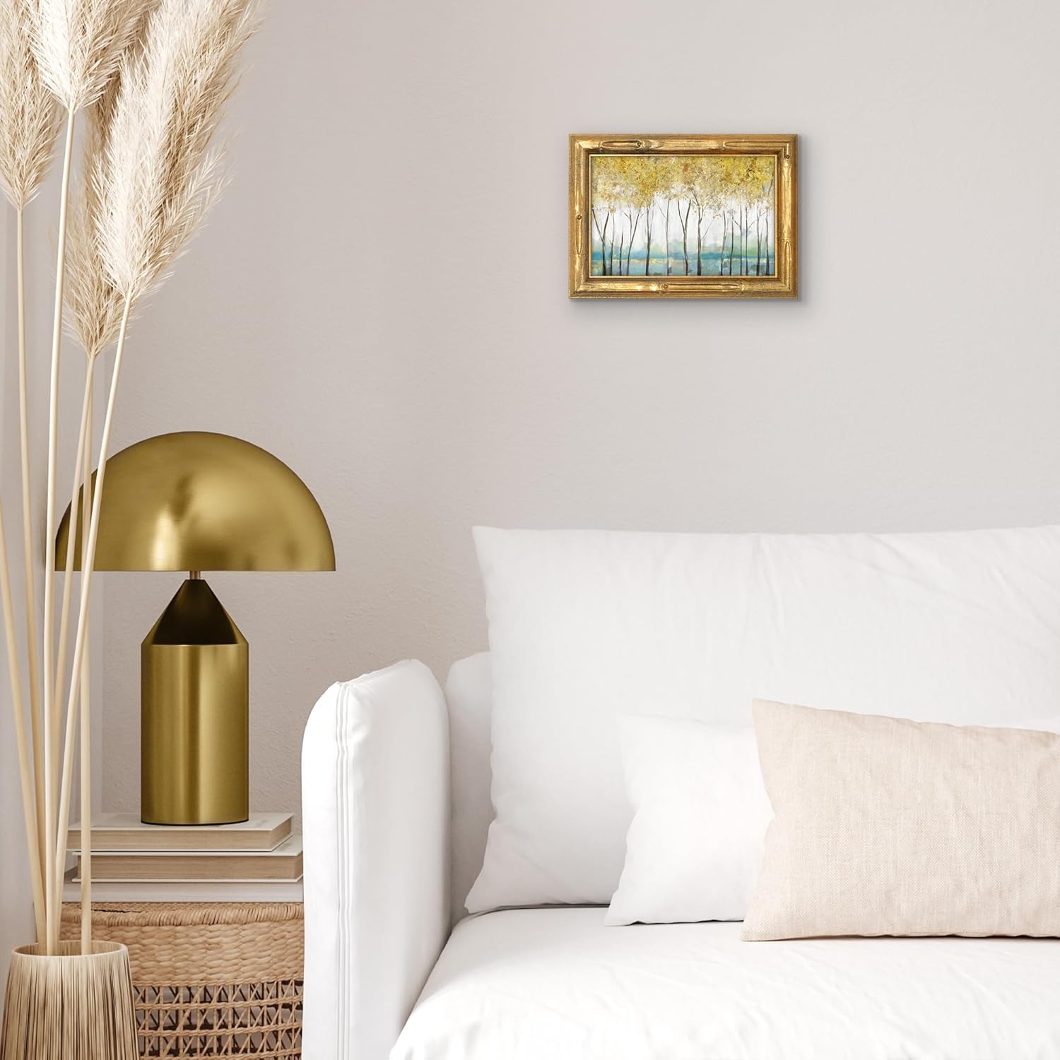 Americanflat 4x6 Bamboo Frame with Gold Finish