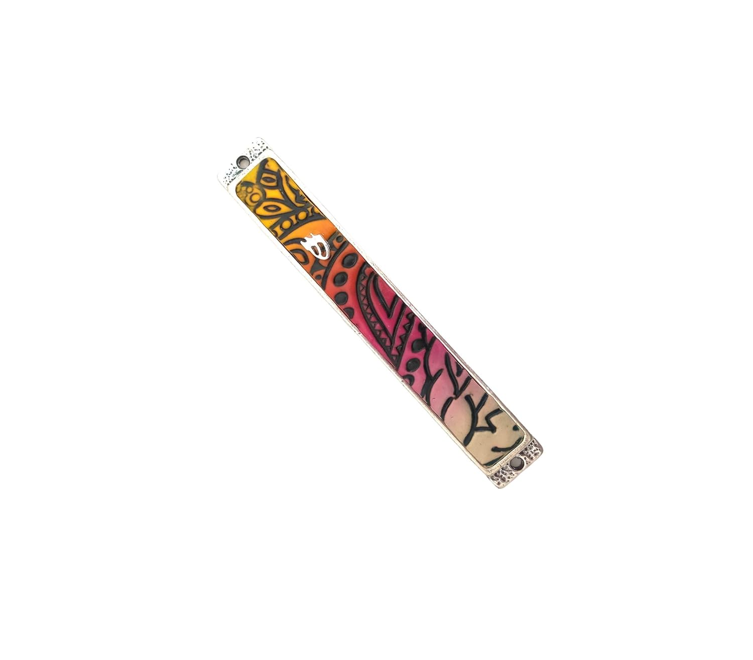 Handmade Modern Art Mezuzah Case Made in Israel