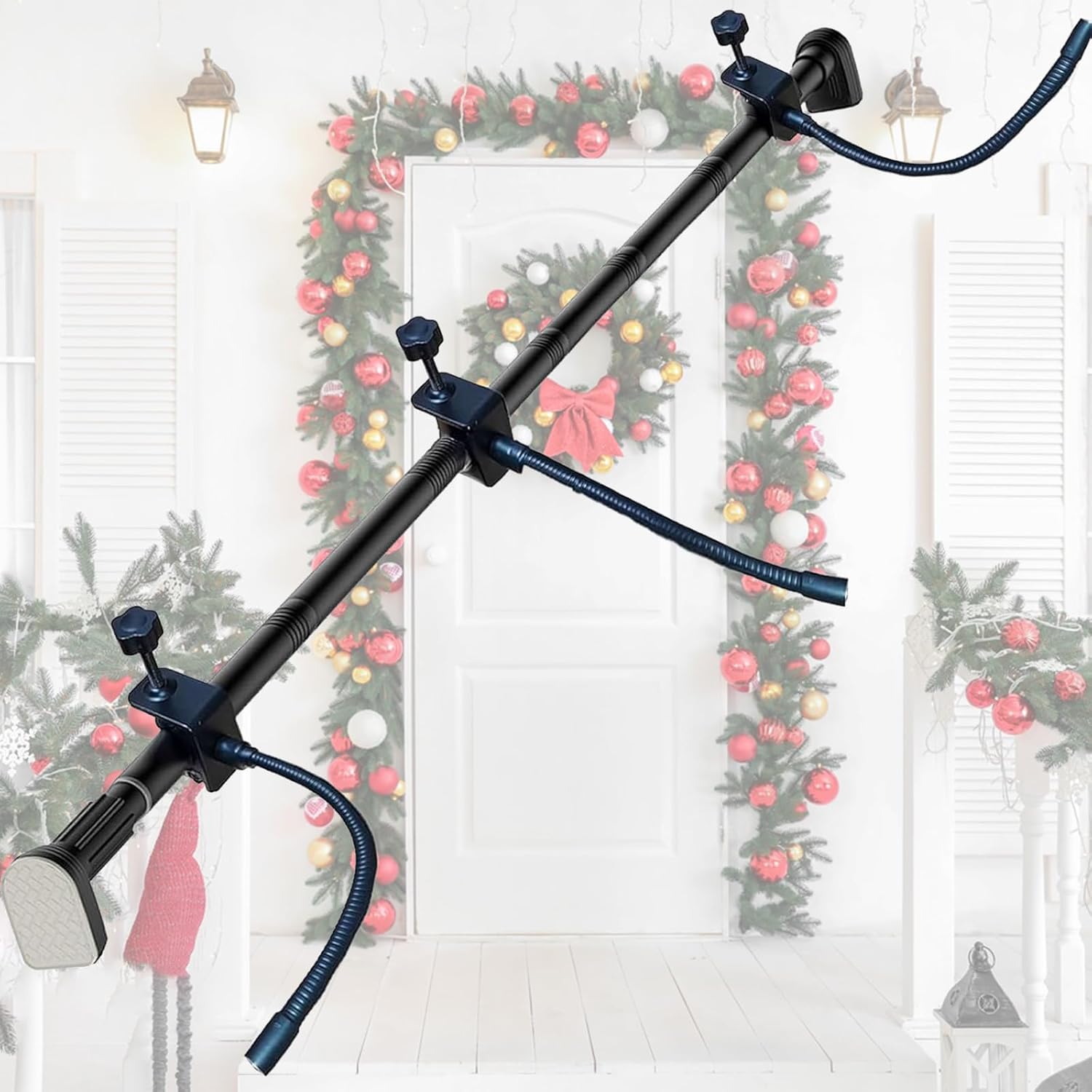 Adjustable Heavy-Duty Garland Hanger for Doors