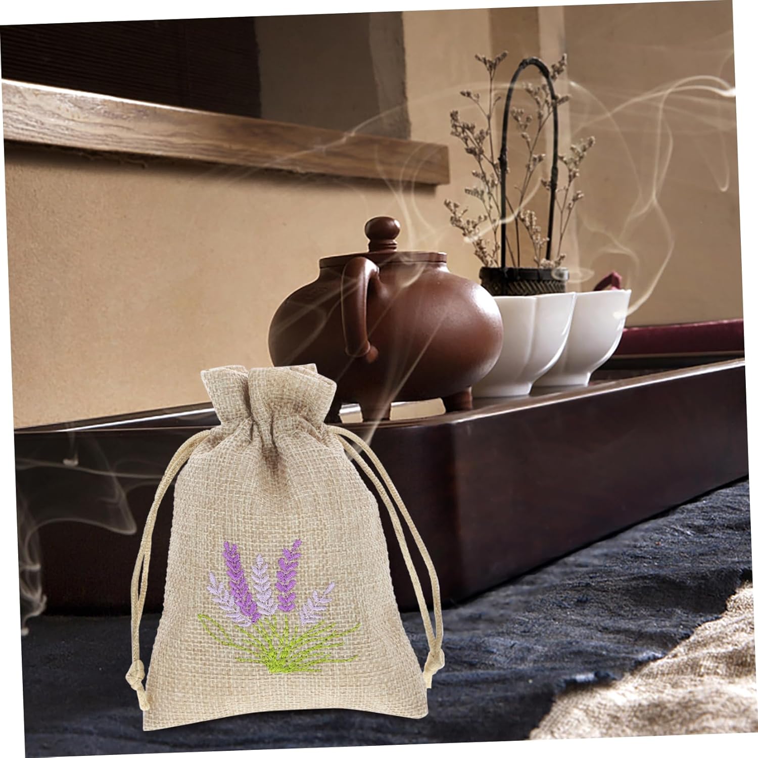 10pcs Lavender Scent Sachets for Closet and Flower Storage