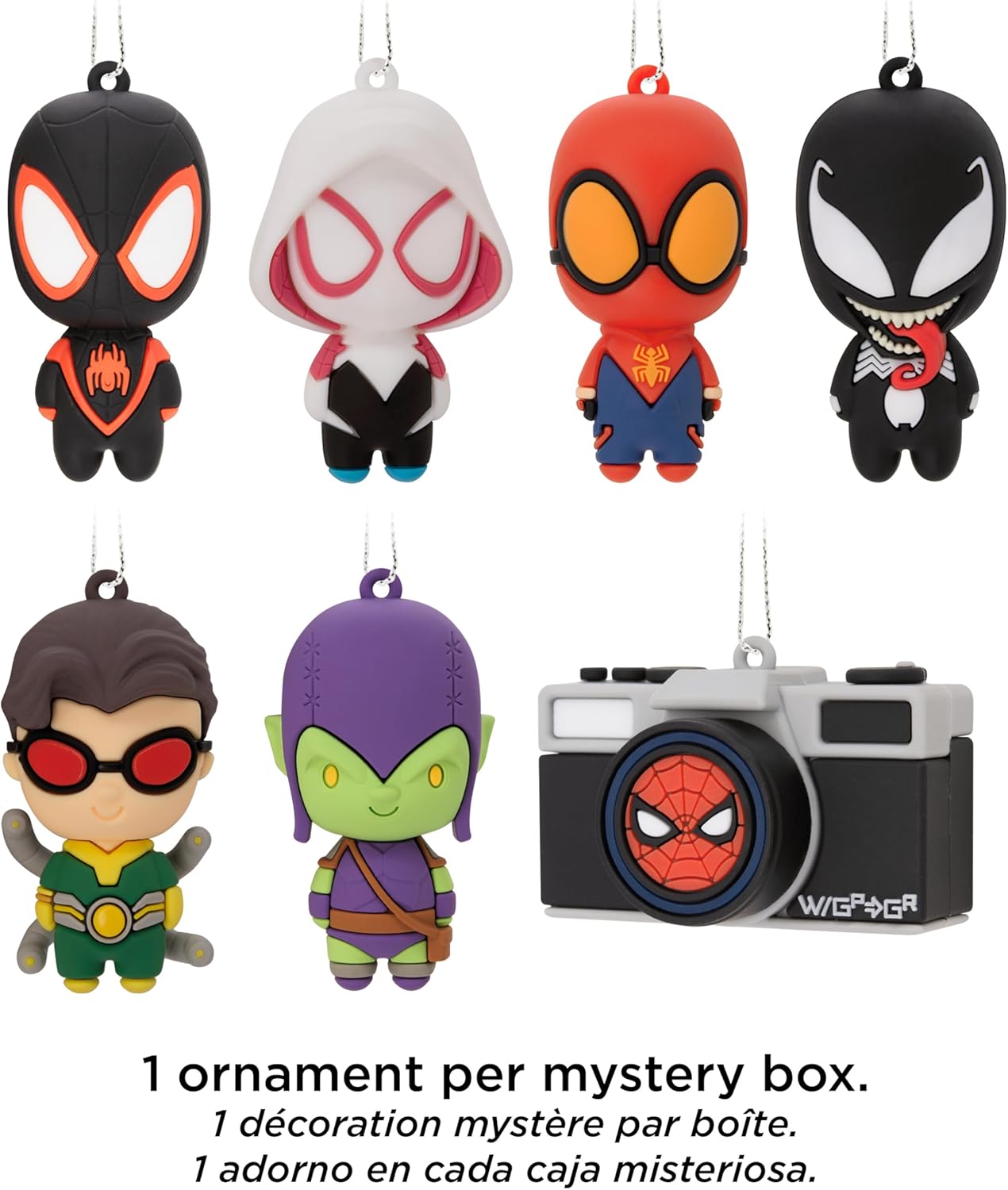 Hallmark Marvel Mystery Christmas Ornaments Set of 2 Shatterproof