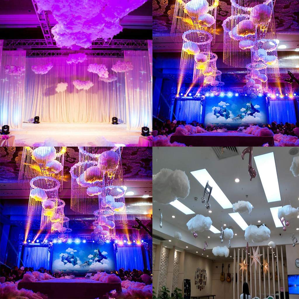Artificial Cloud Prop Imitation Cotton 3D Hanging Decor 80x50x50cm