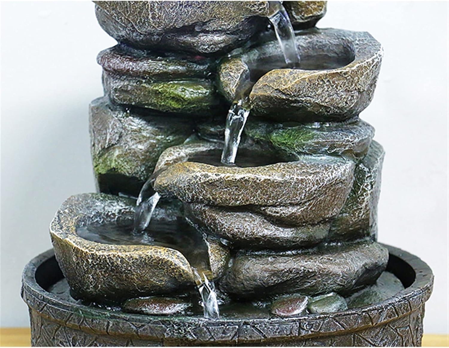 KCYSLY Tabletop Fountain with Calming Water Sound