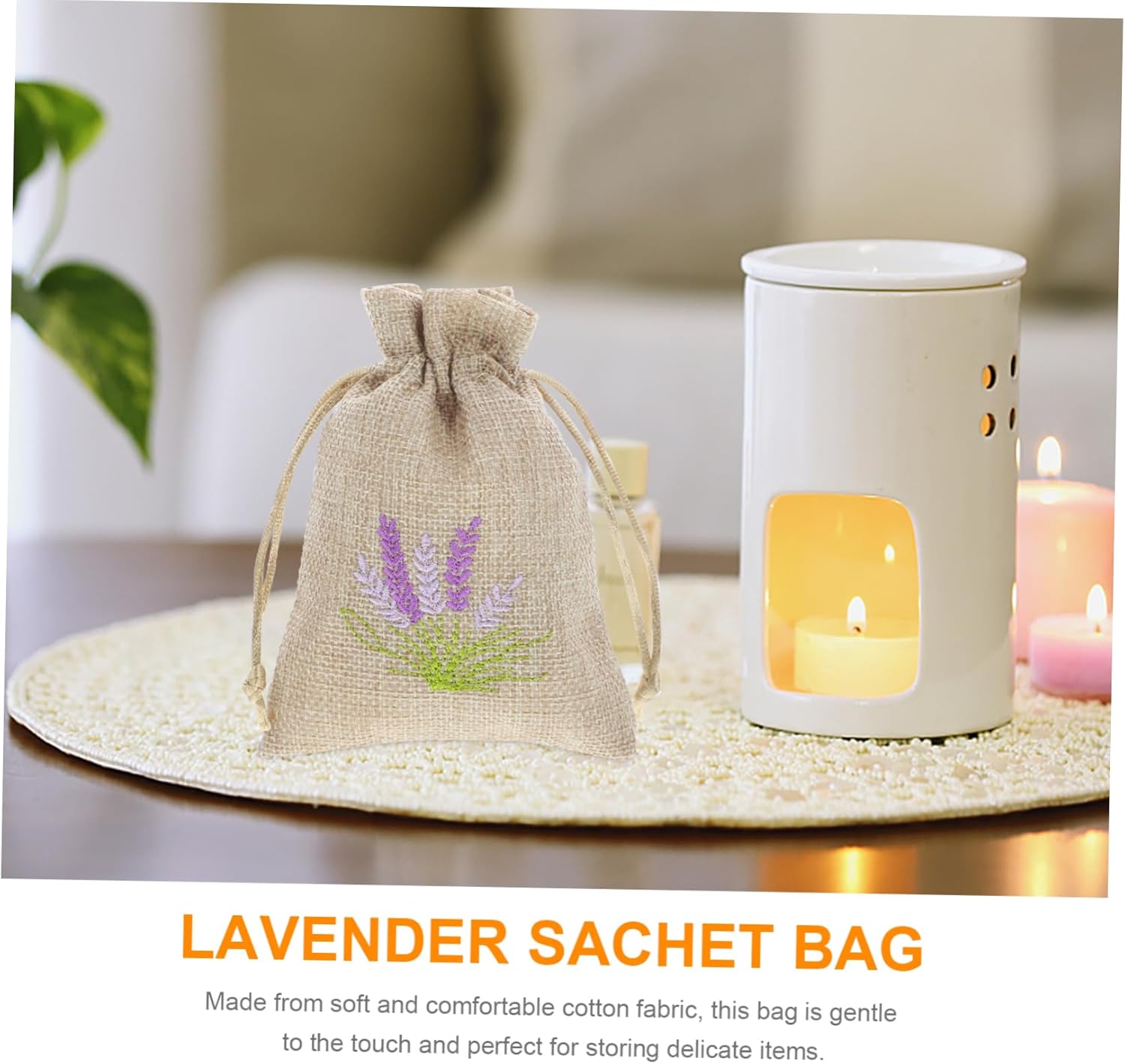 TOGEVAL 10pcs Empty Sachet Bags for Dried Flowers and Perfume