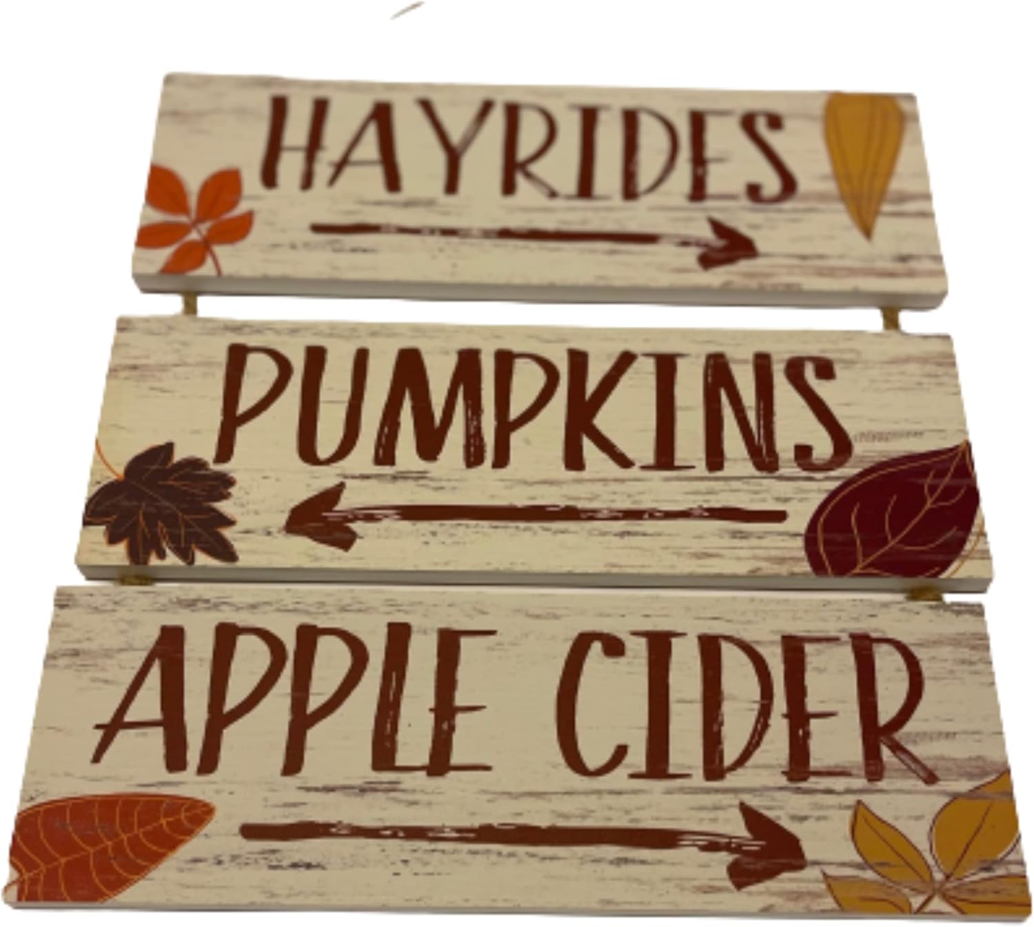 MIJ Autumn Decor Wall Sign and Wreath Hanger Set