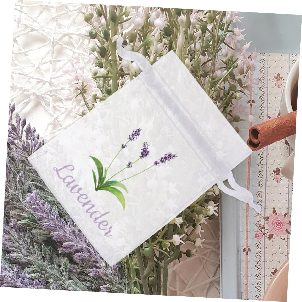 Healifty 50pcs Lavender Spice Sachet Bags