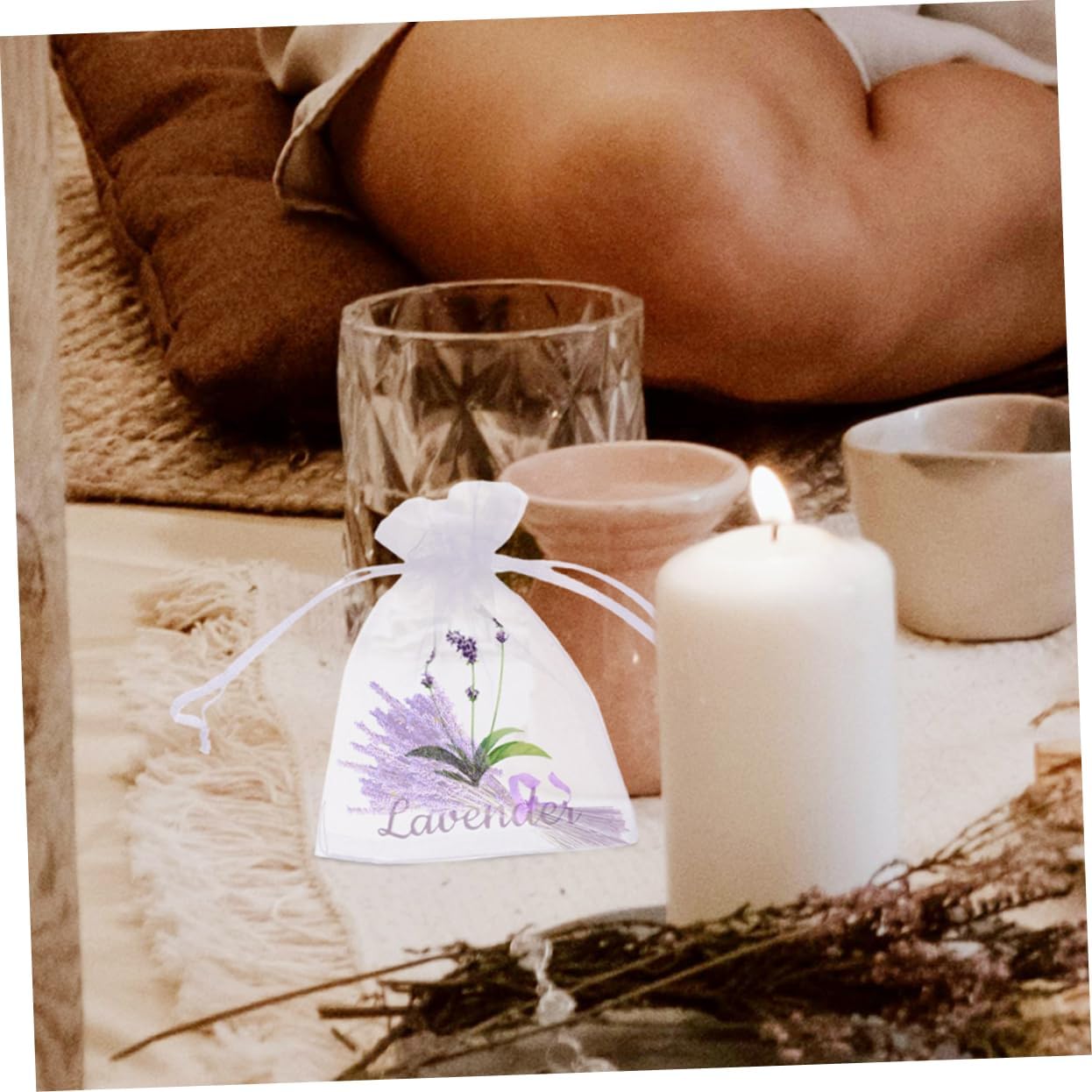 Cabilock Dried Lavender Sachet Bags Tea Bags