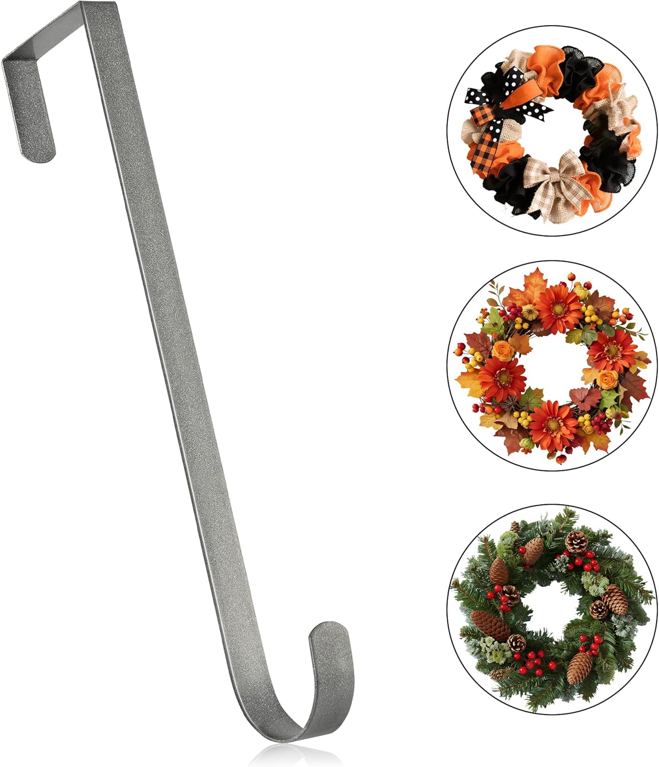 MCFULL 14 In Wreath Hangers Front Door Decor