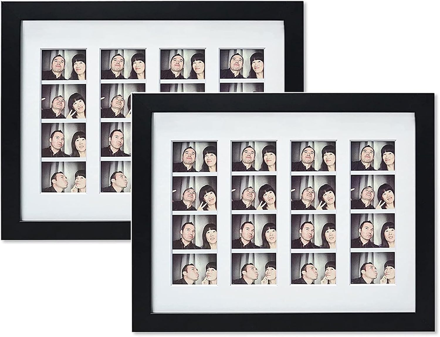 Golden State Art 85x11 Photo Frame with Mat 2 Pack
