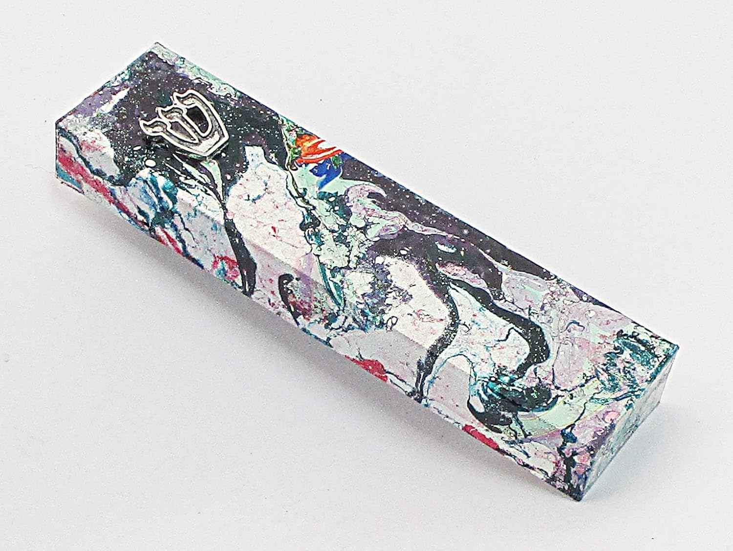 Marbled Mezuzah Case A203 1