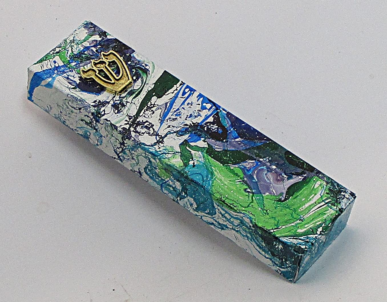 Marbled Mezuzah Case A194 1