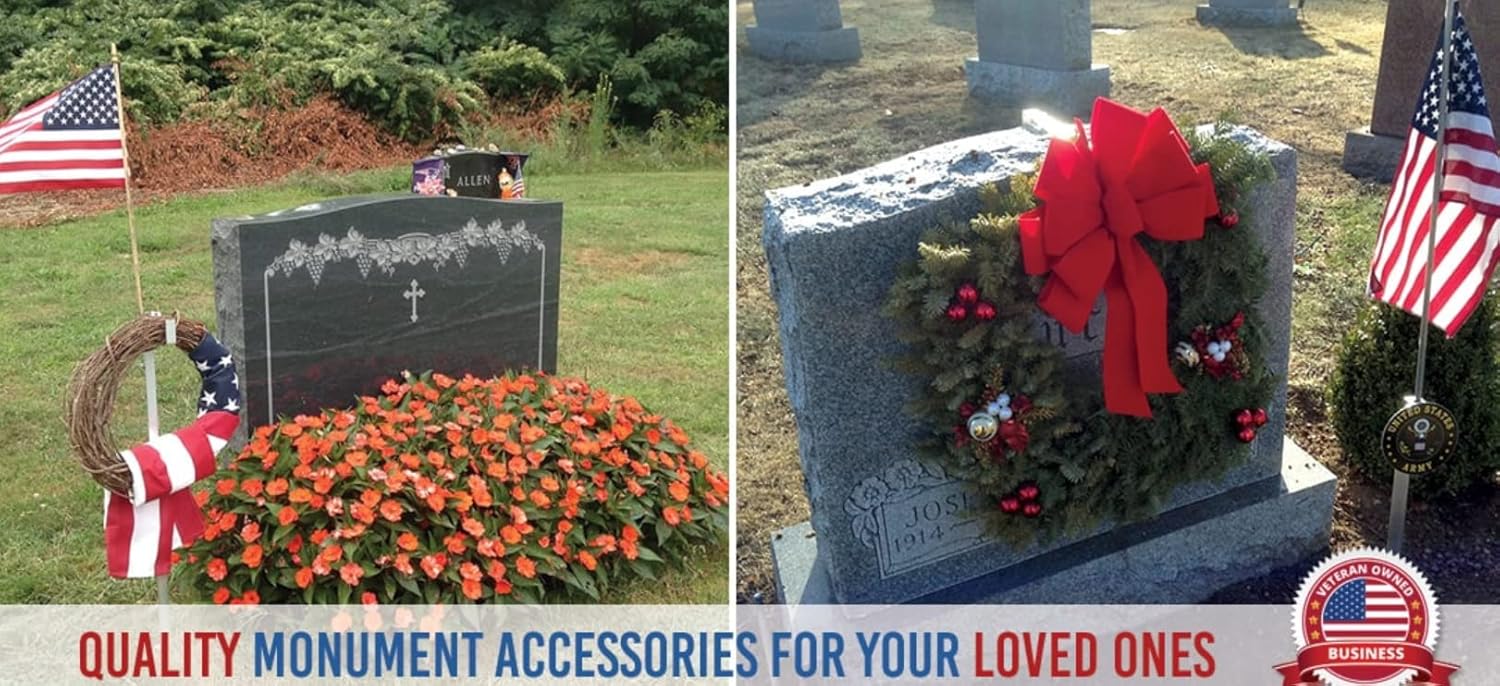 Roventeur Headstone Wreath Holder 1