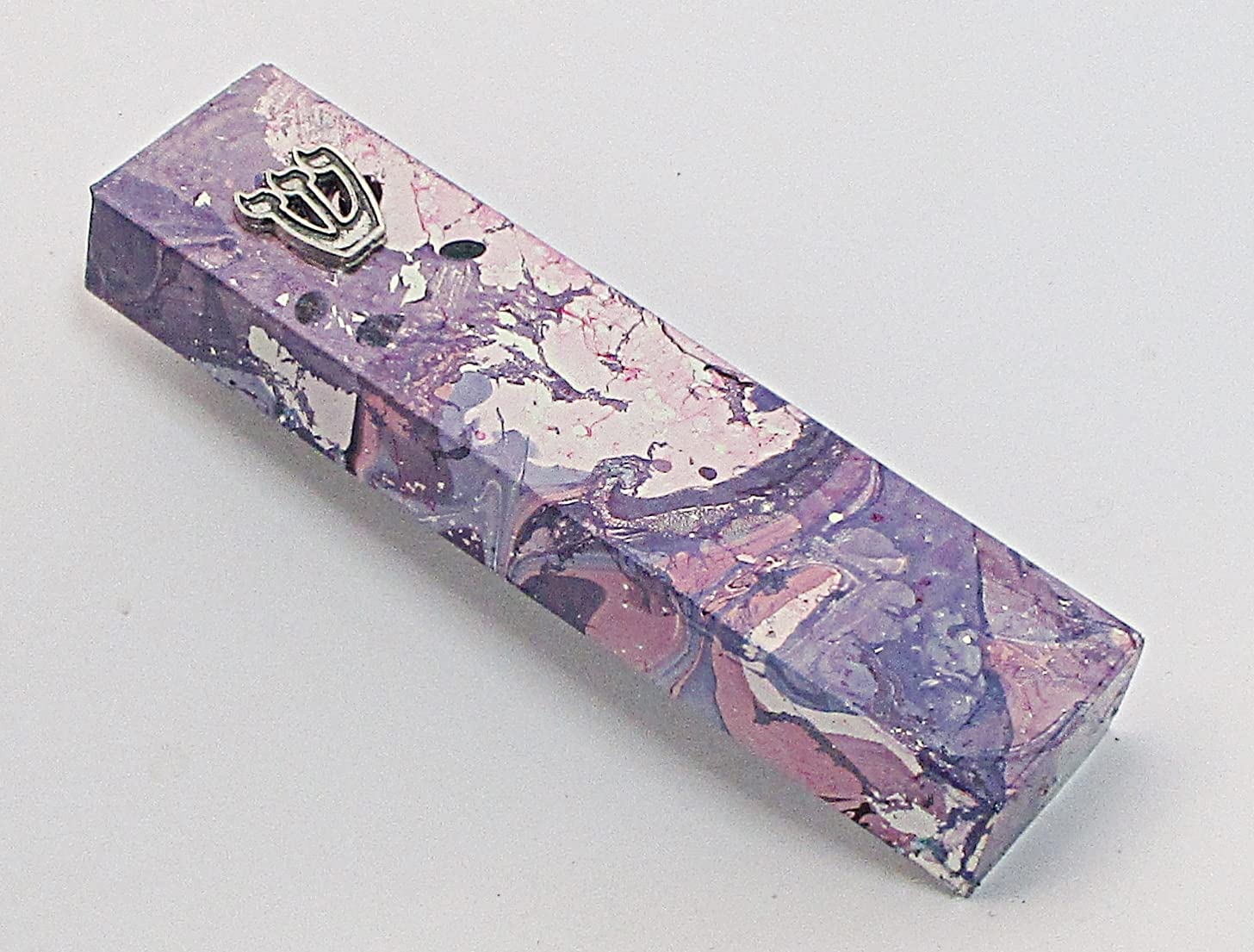 Marbled Mezuzah Case A208 1
