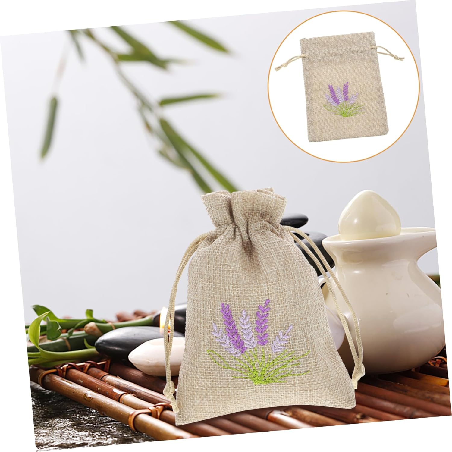 TOGEVAL 10pcs Empty Sachet Bags for Dried Flowers and Perfume