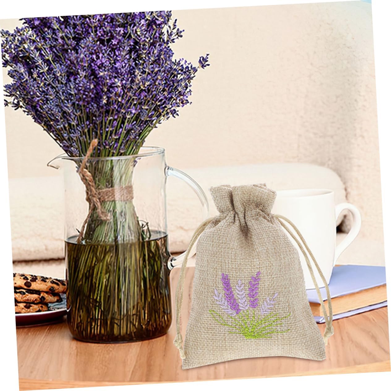 Ciieeo 5pcs Lavender Scent Pouches for Home Decor