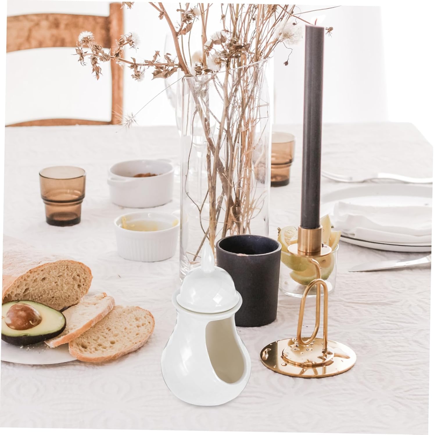 HYTROVE Ceramic Tealight Oil Burner Lamp