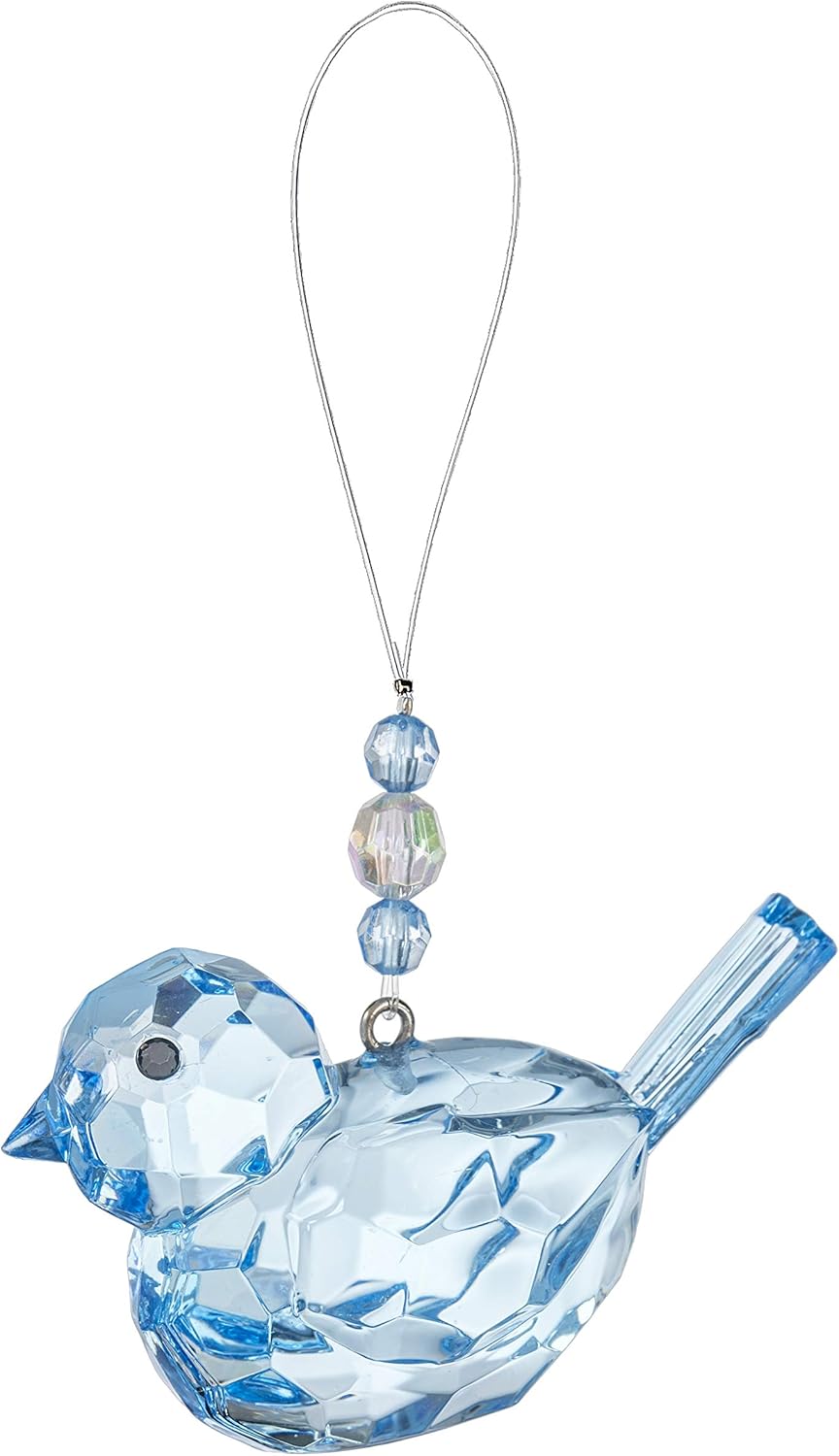 GAIBIJA Queen City Candy Blue Bird Hanging Ornament 3 inch
