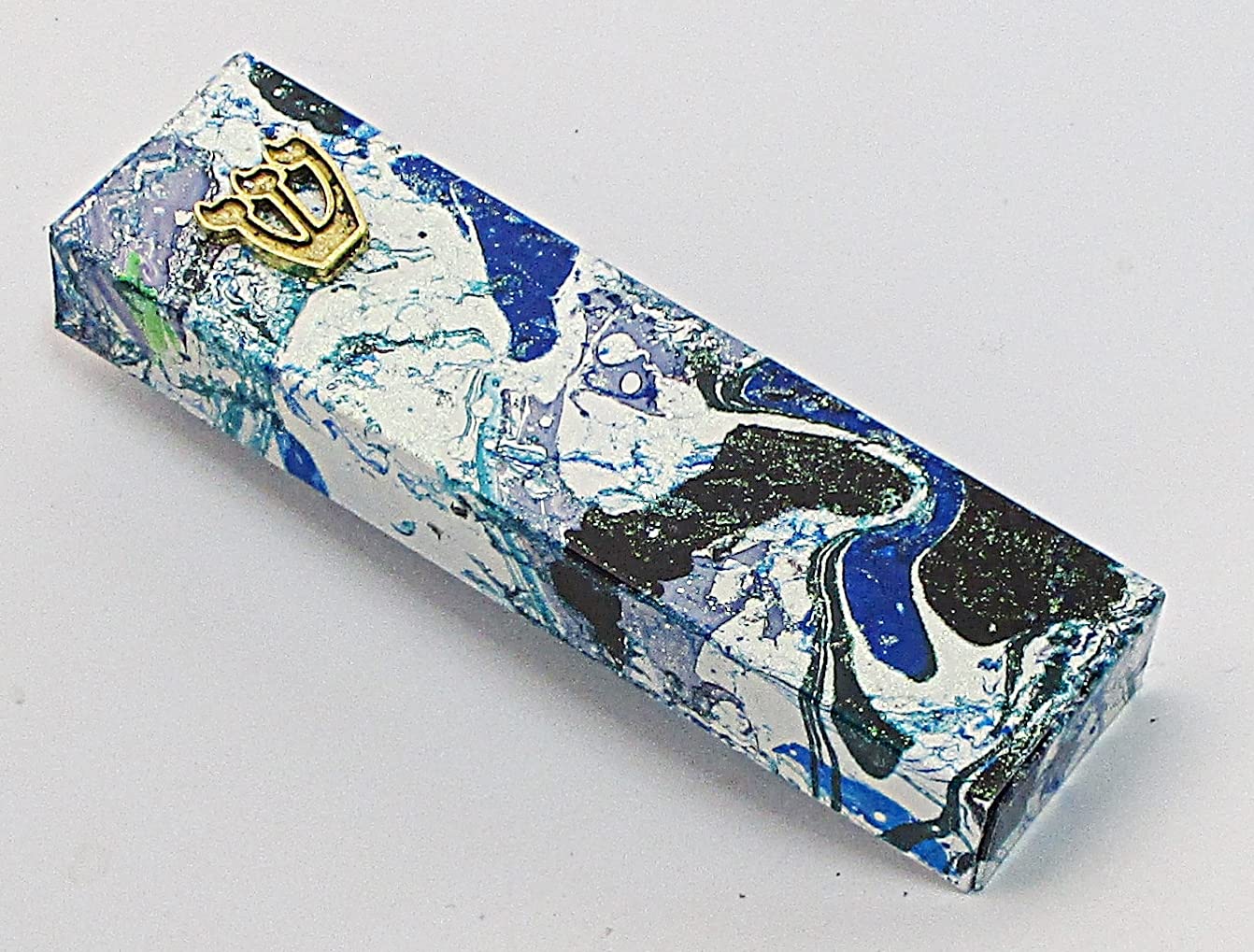 Marbled Mezuzah Case A180 1