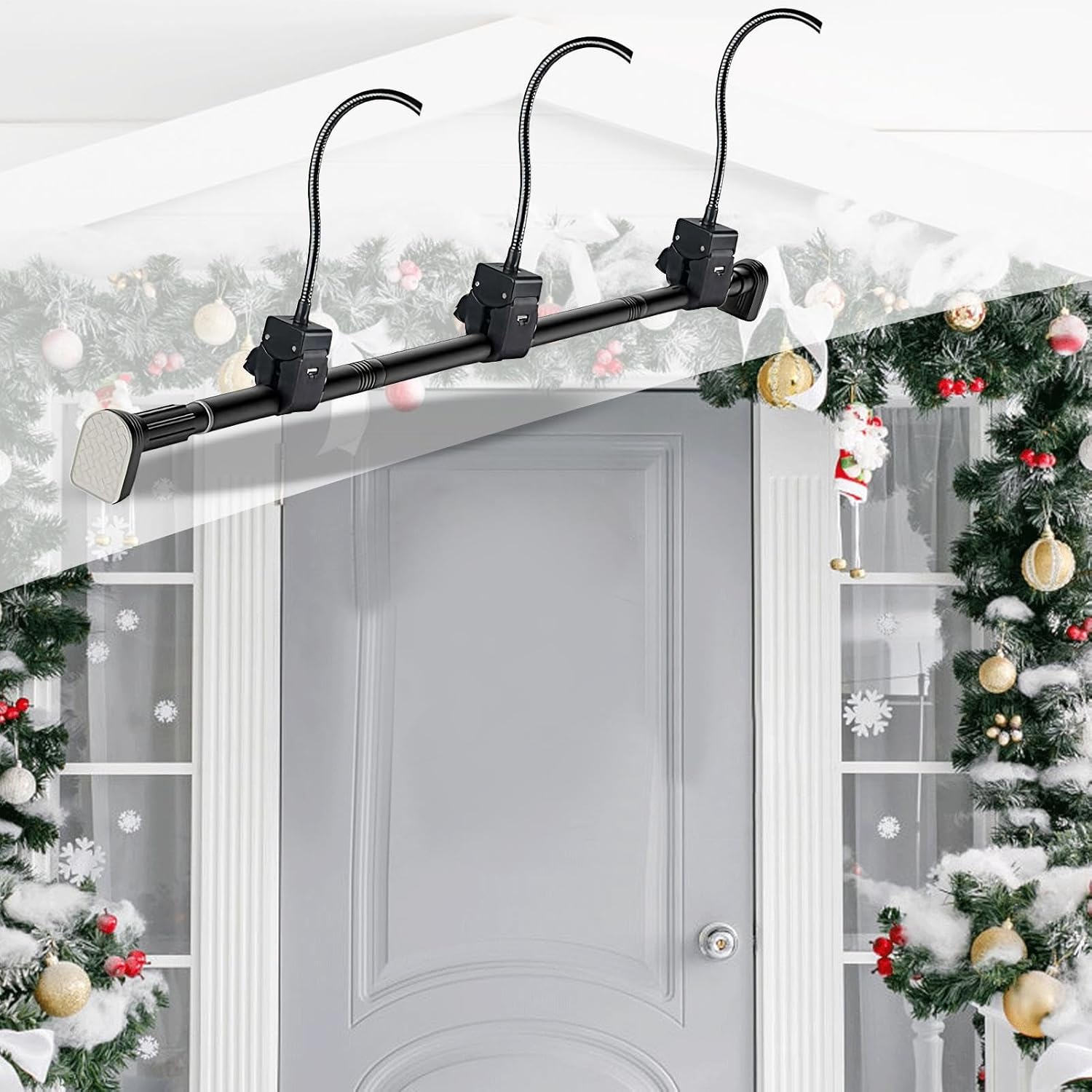 Adjustable Garland Hanger for Front Door