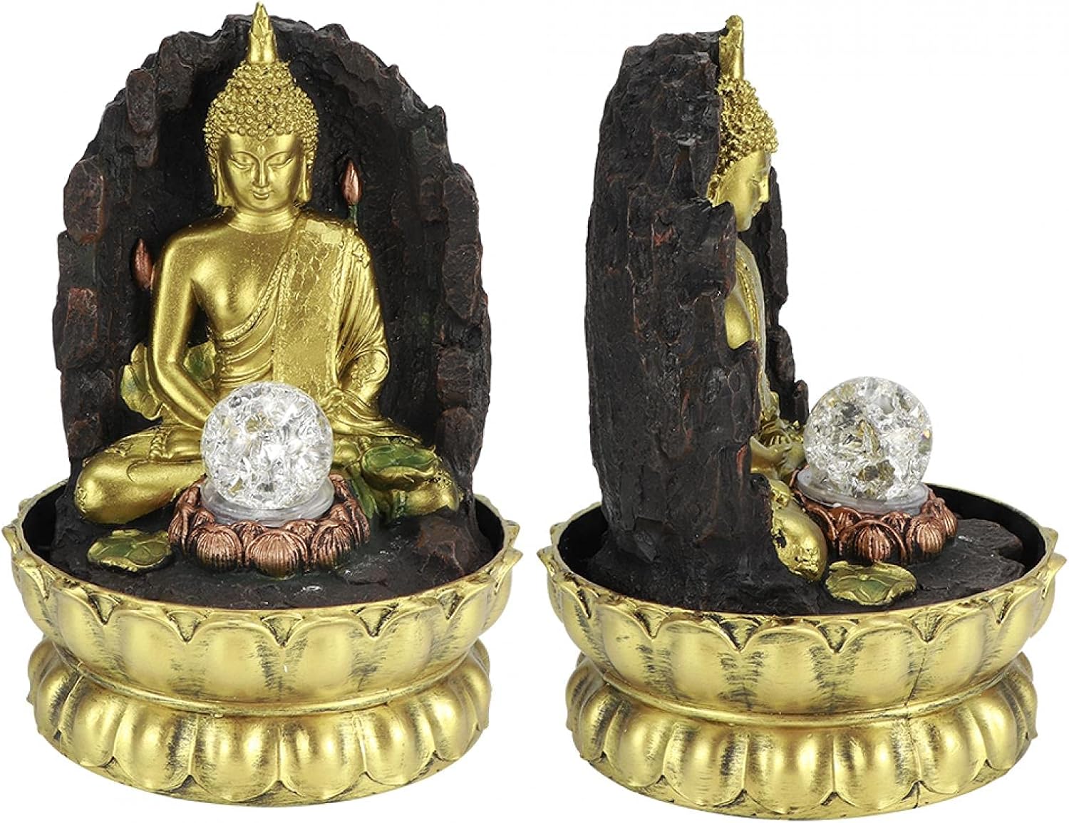108 Inch Tall Buddha Tabletop Fountain with Light