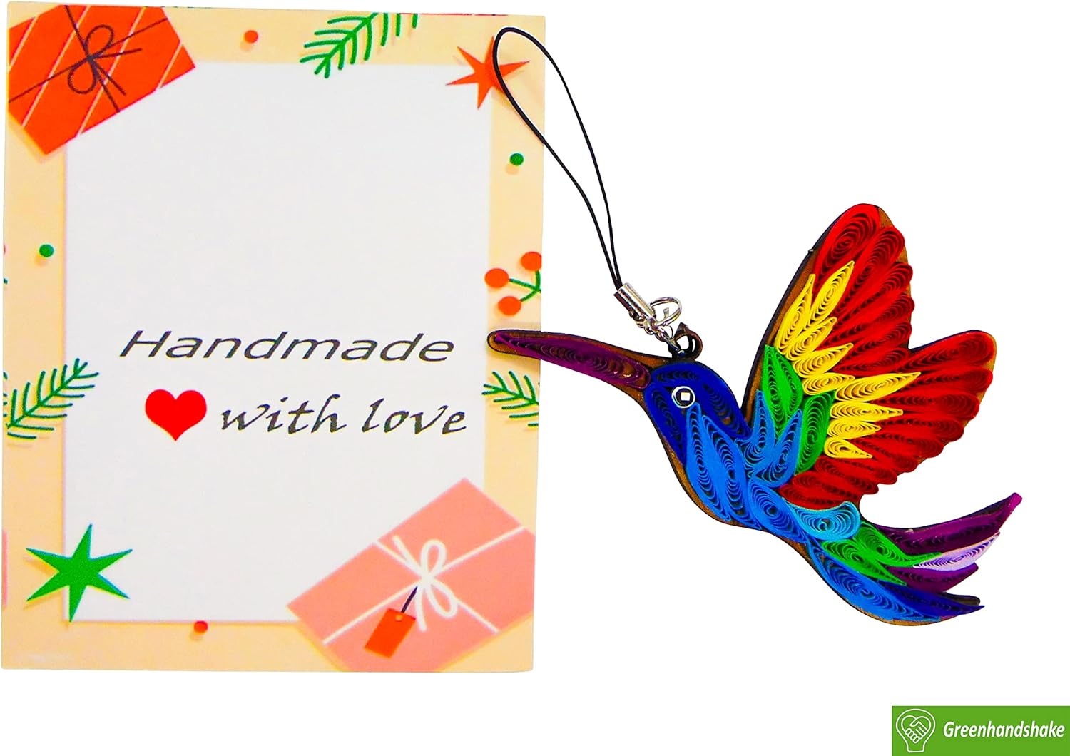 Greenhandsake Artistic Hummingbird Hanging Ornament