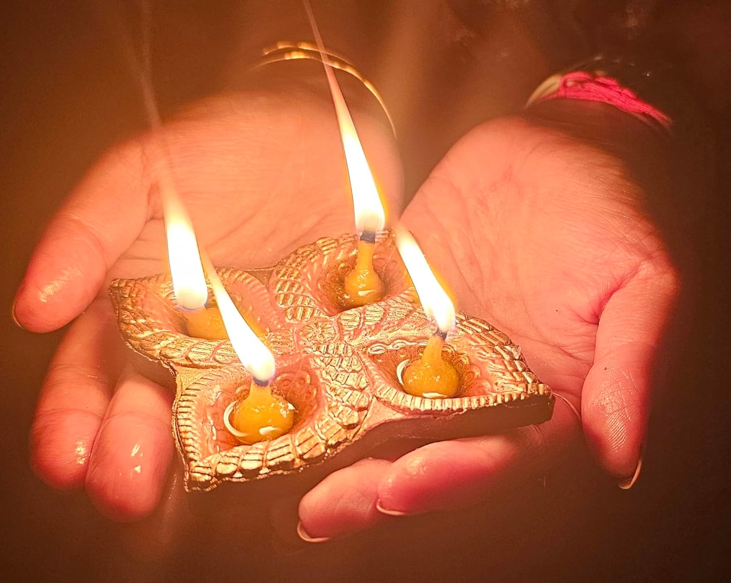 IS4A Natural Cotton Wicks for Diya and Home Decoration