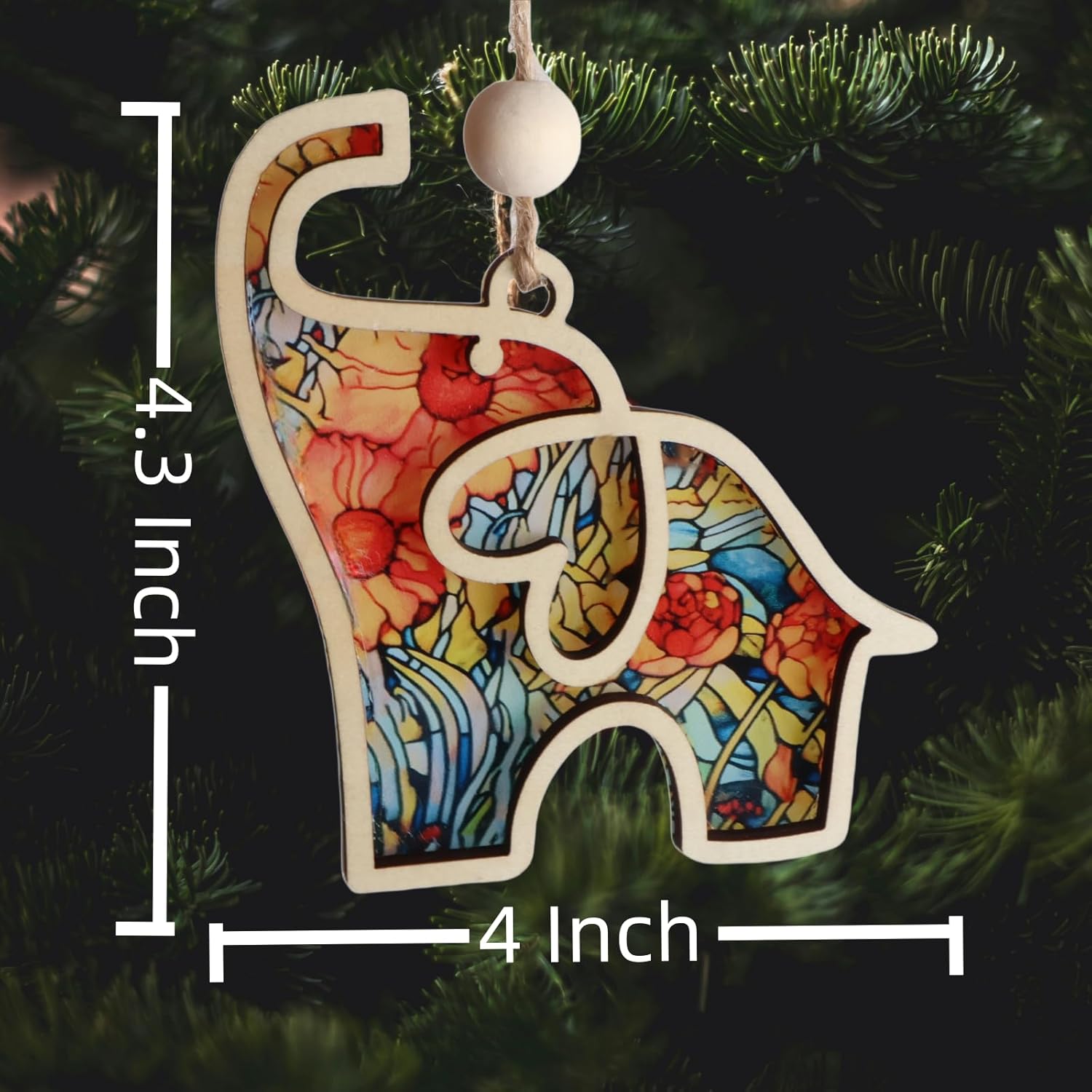 Friendship Elephant Ornament with Gift Card