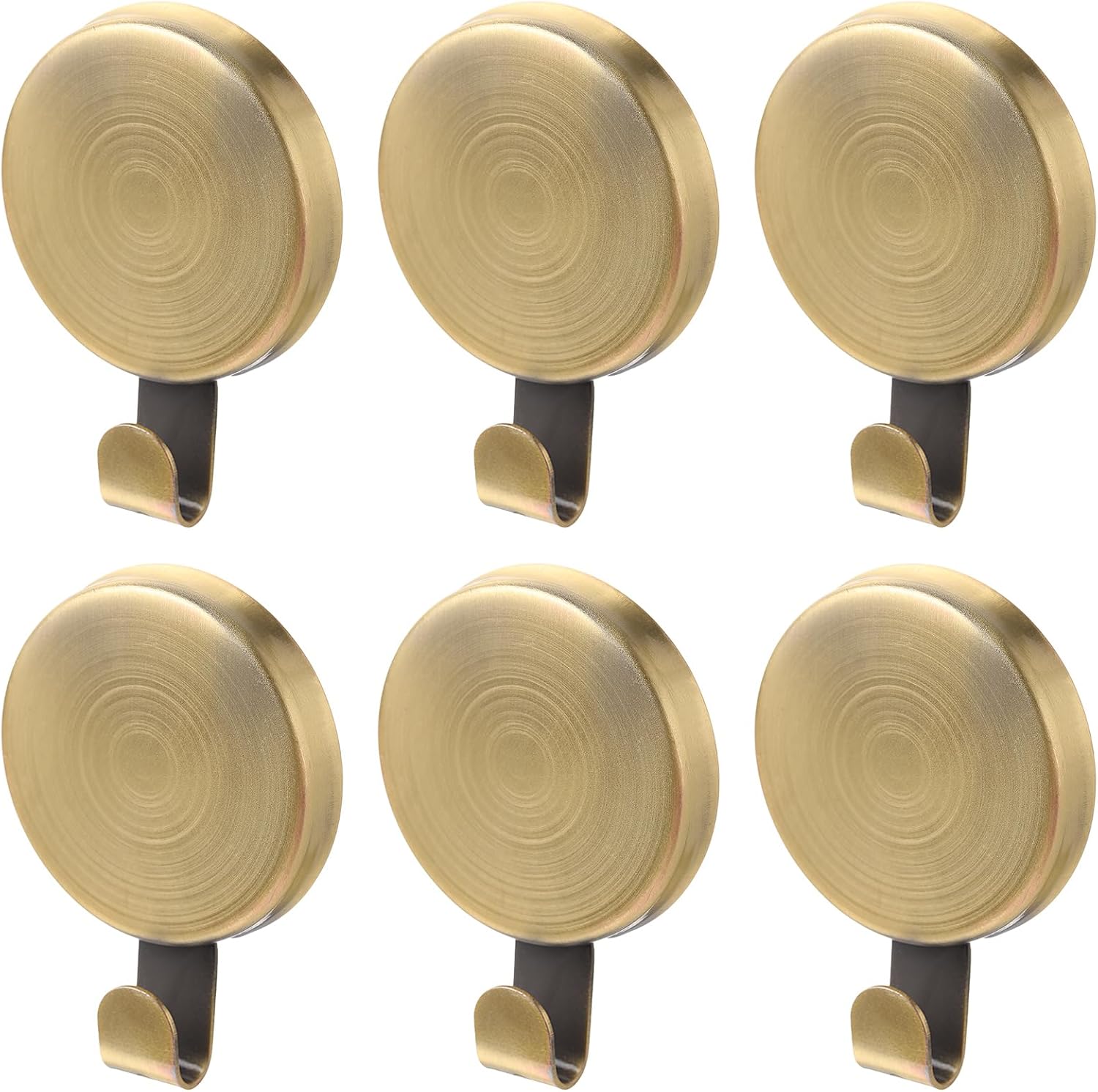 Jetec 6 Pcs Magnetic Hooks Wreath Hanger for Fridge