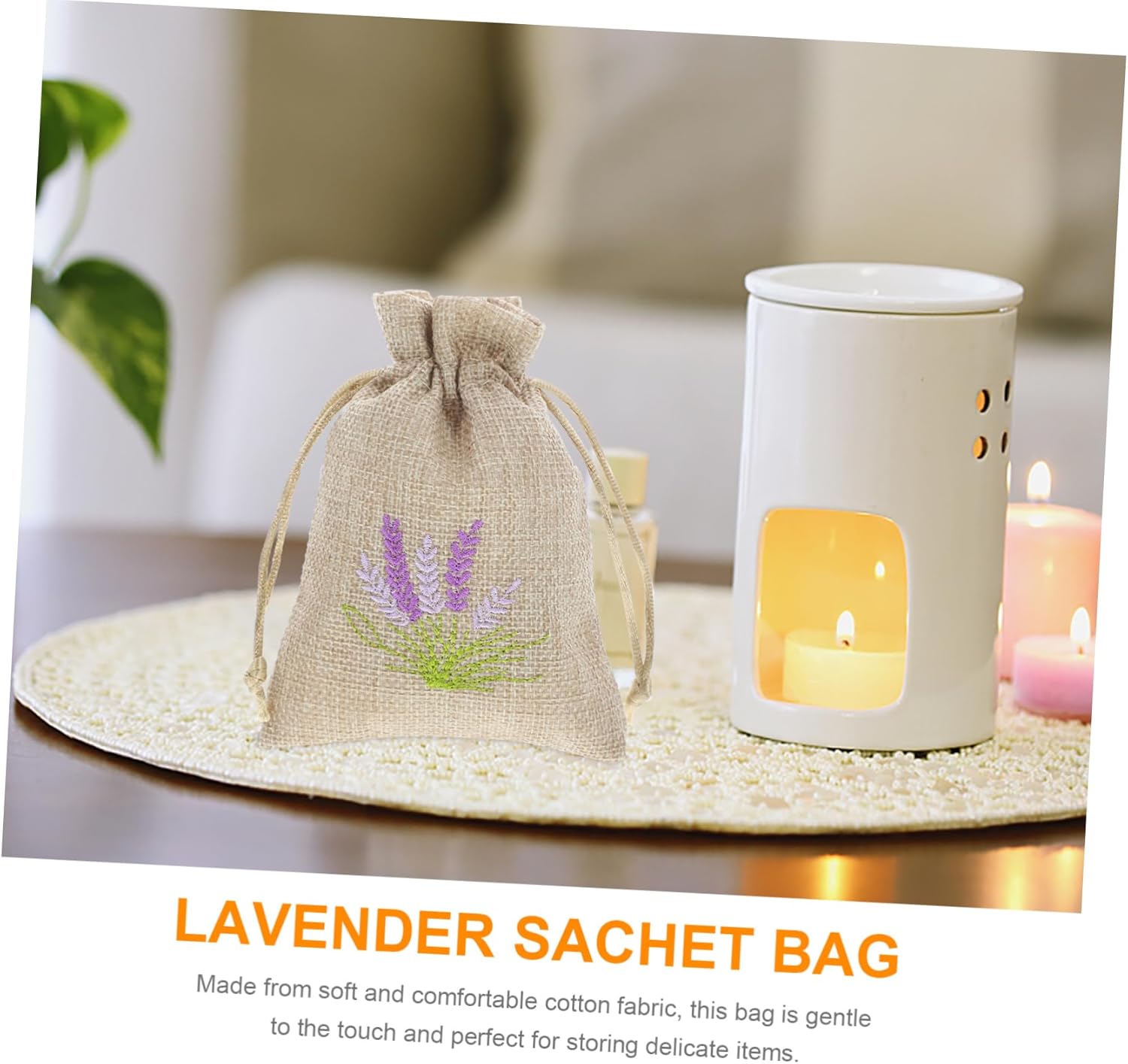 10pcs Lavender Scent Sachets for Closet and Flower Storage