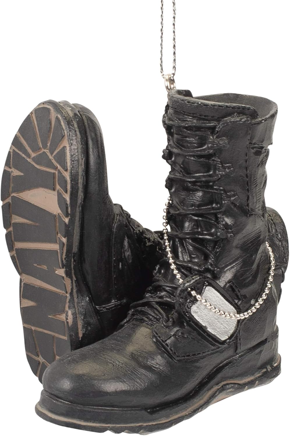 Navy Boot Military Ornament 3x3 Resin Christmas Decor