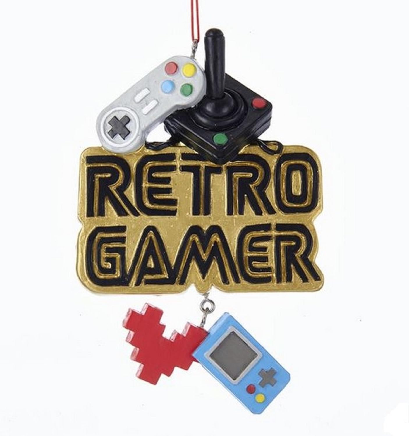 Kurt Adler Retro Gamer Video Game Hanging Ornament
