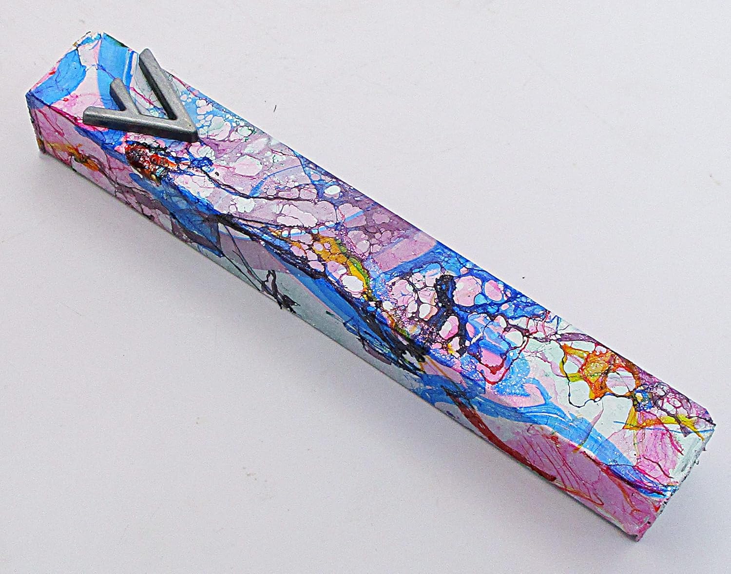 Marbled Mezuzah Case A068