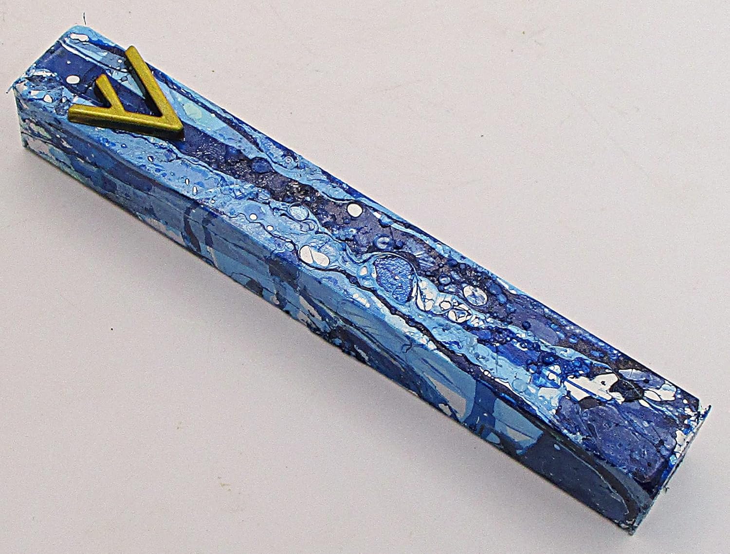 Marbled Mezuzah Case A004