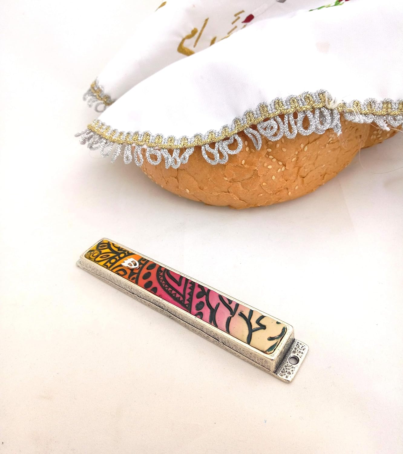 Handmade Modern Art Mezuzah Case Made in Israel