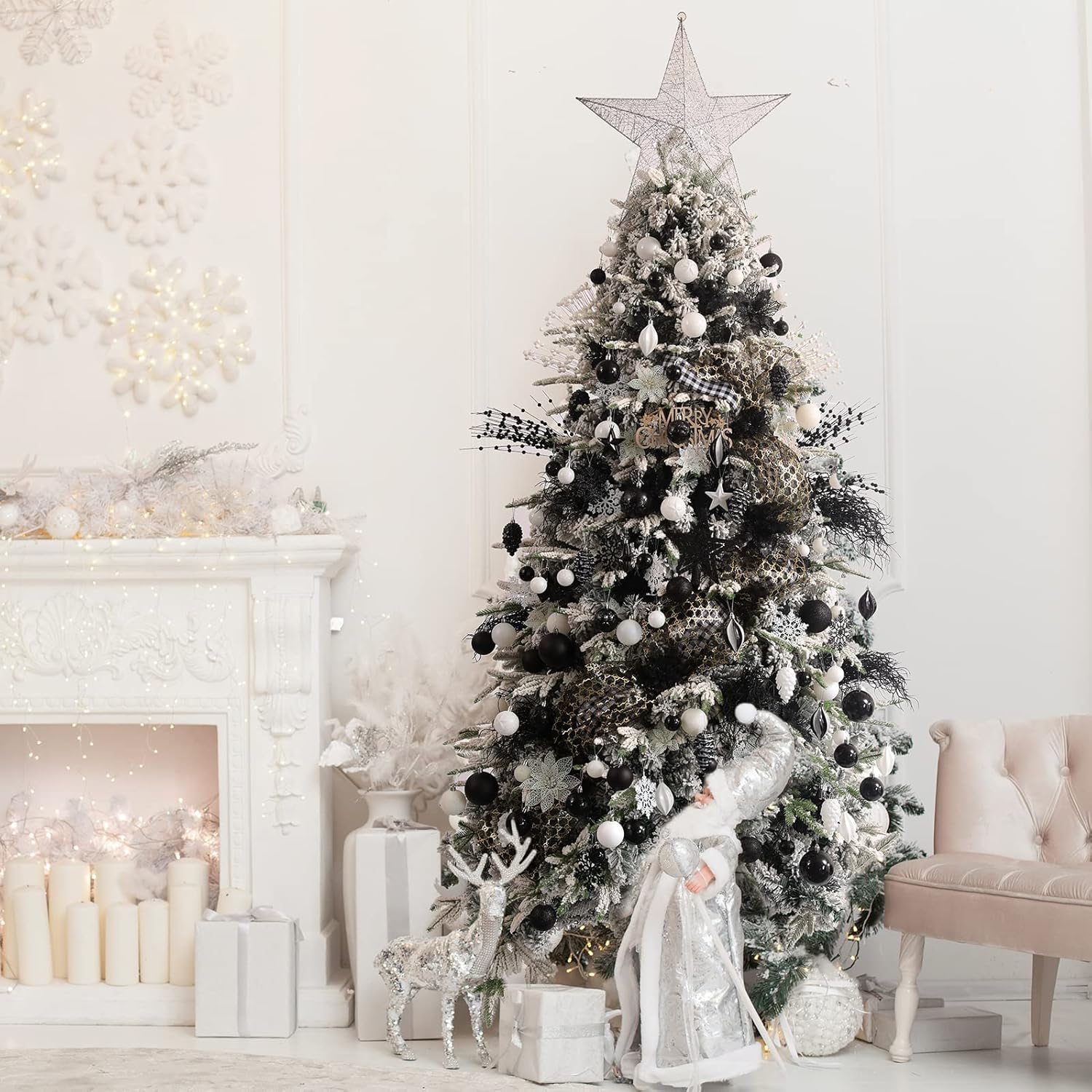 CristBest 43pcs Shatterproof Christmas Ornaments