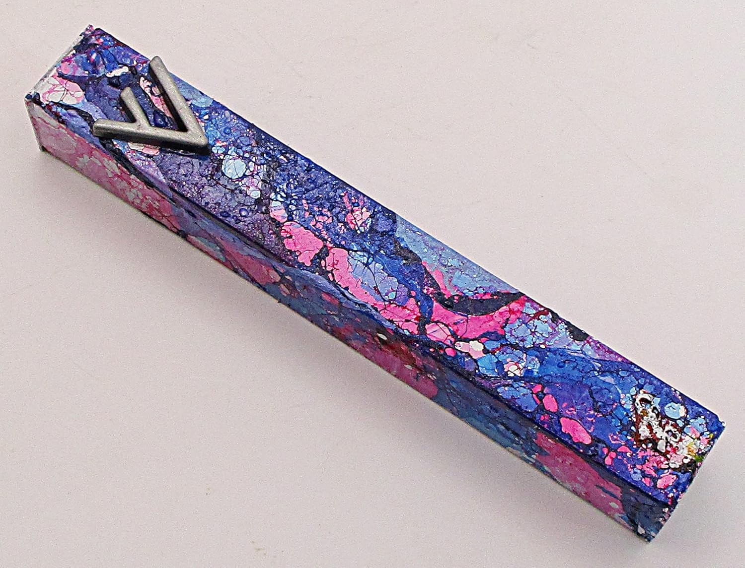 Marbled Mezuzah Case A098