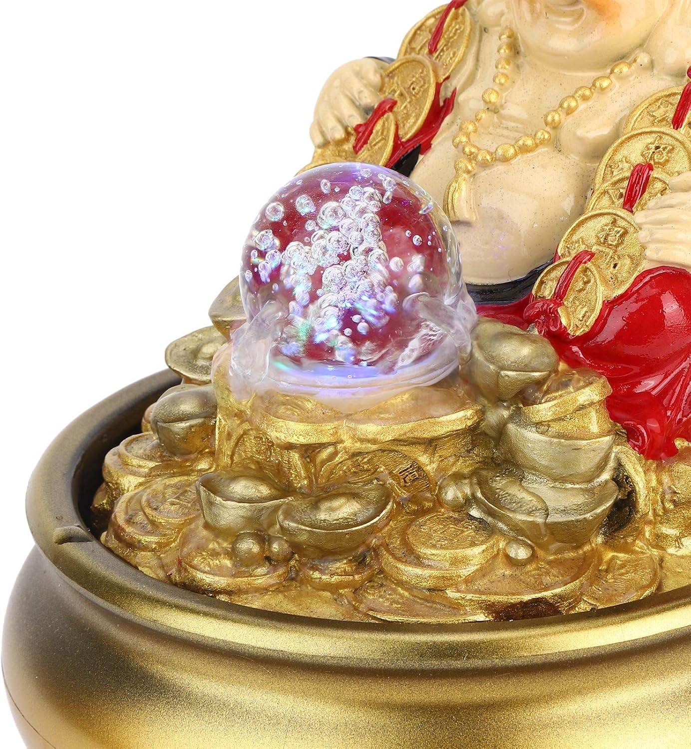 LED Tabletop Fountain with Decorative Ball