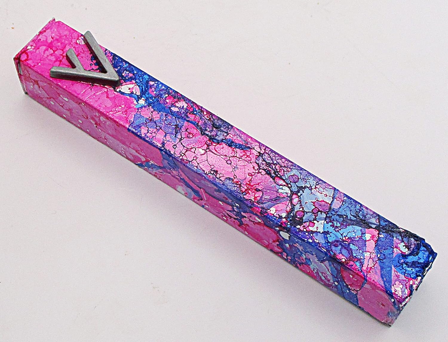 Marbled Mezuzah Case A064