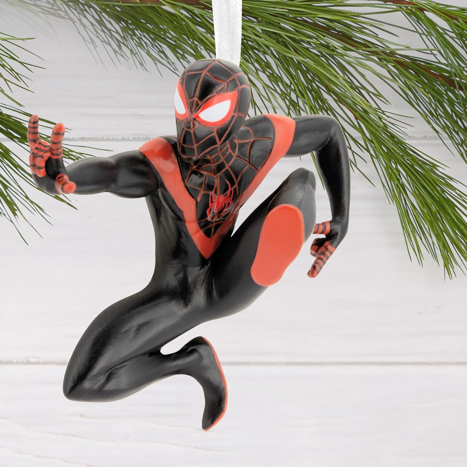 Hallmark Marvel Spiderman Miles Morales Christmas Tree Ornament 2024