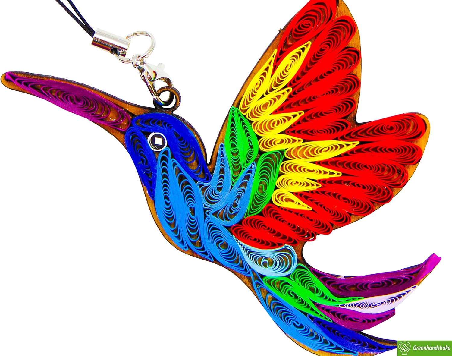Greenhandsake Artistic Hummingbird Hanging Ornament