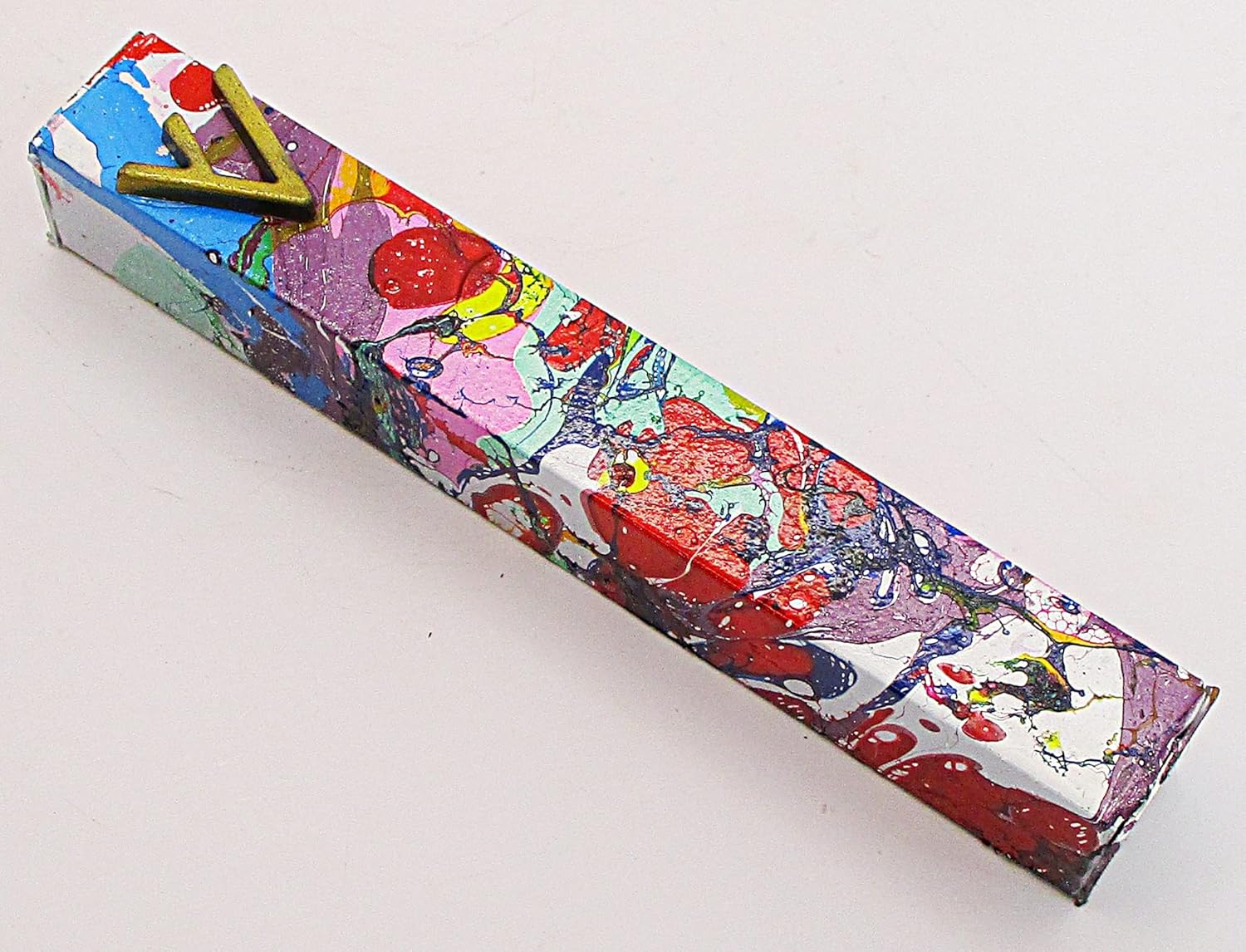 Marbled Mezuzah Case A080