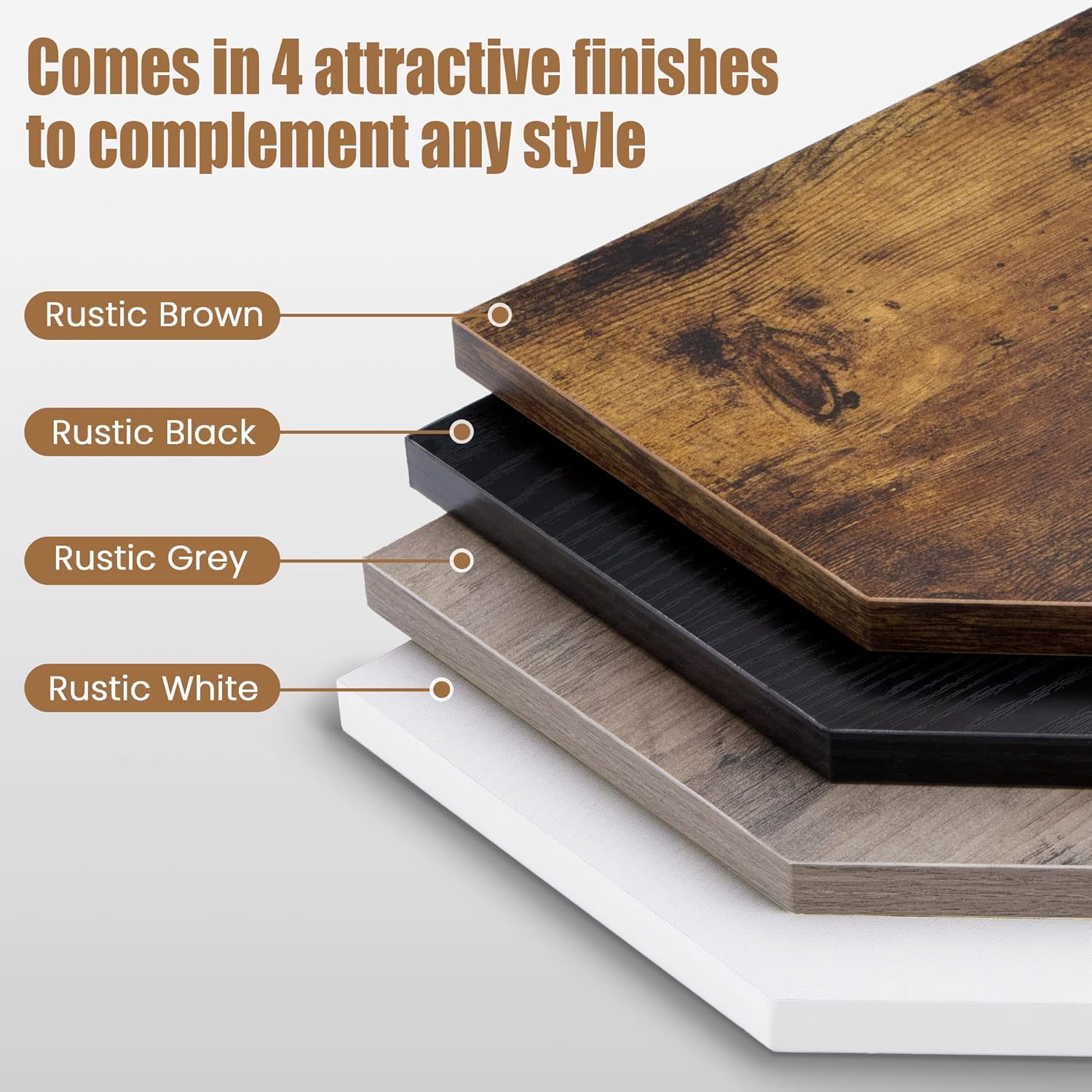 Set of 4 Classic Black Floating Corner Shelves