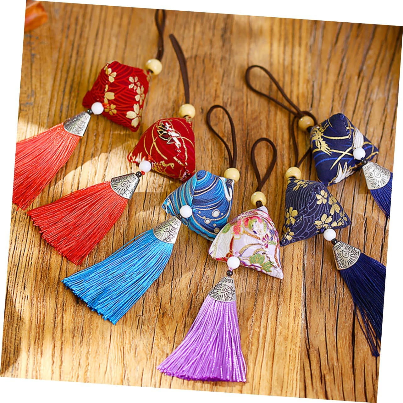 5pcs Handmade Scented Omamori Pendants for Blessing Loved Ones