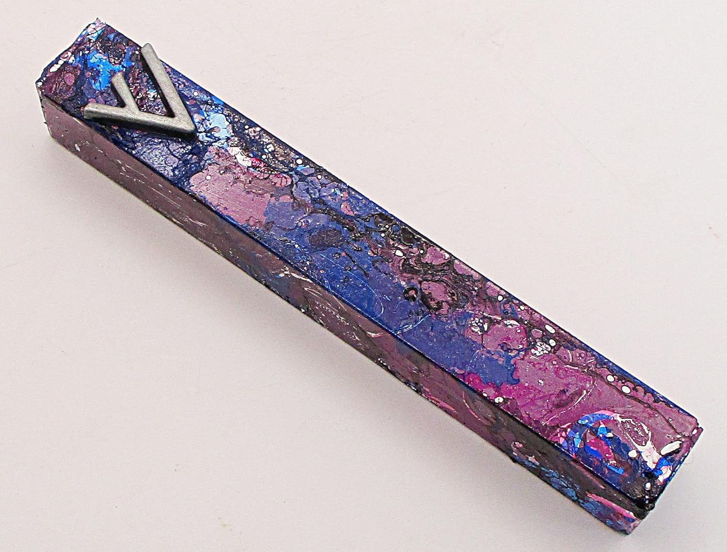 Marbled Mezuzah Case A081